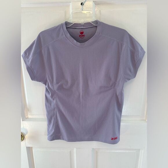 ZOIC Purple Short Sleeve Tee Large - Picture 1 of 3